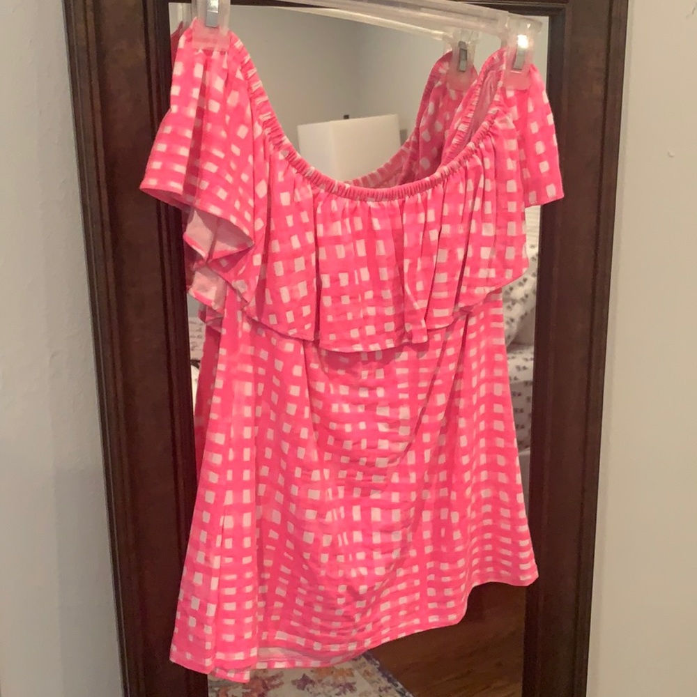 SOLD- Lilly Pulitzer off the shoulder top